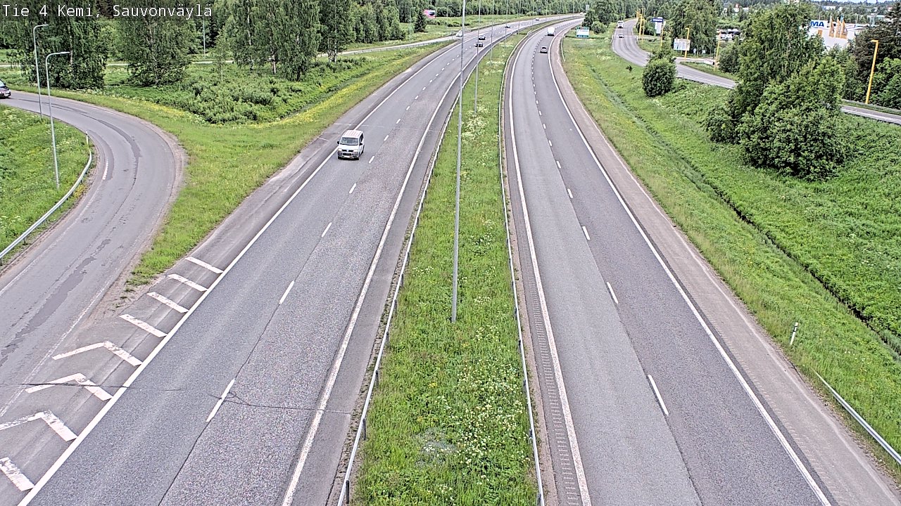 Kelikamerat Kuva Tie 4 Kemi, Sauvonväylä, Kemi, Lappi