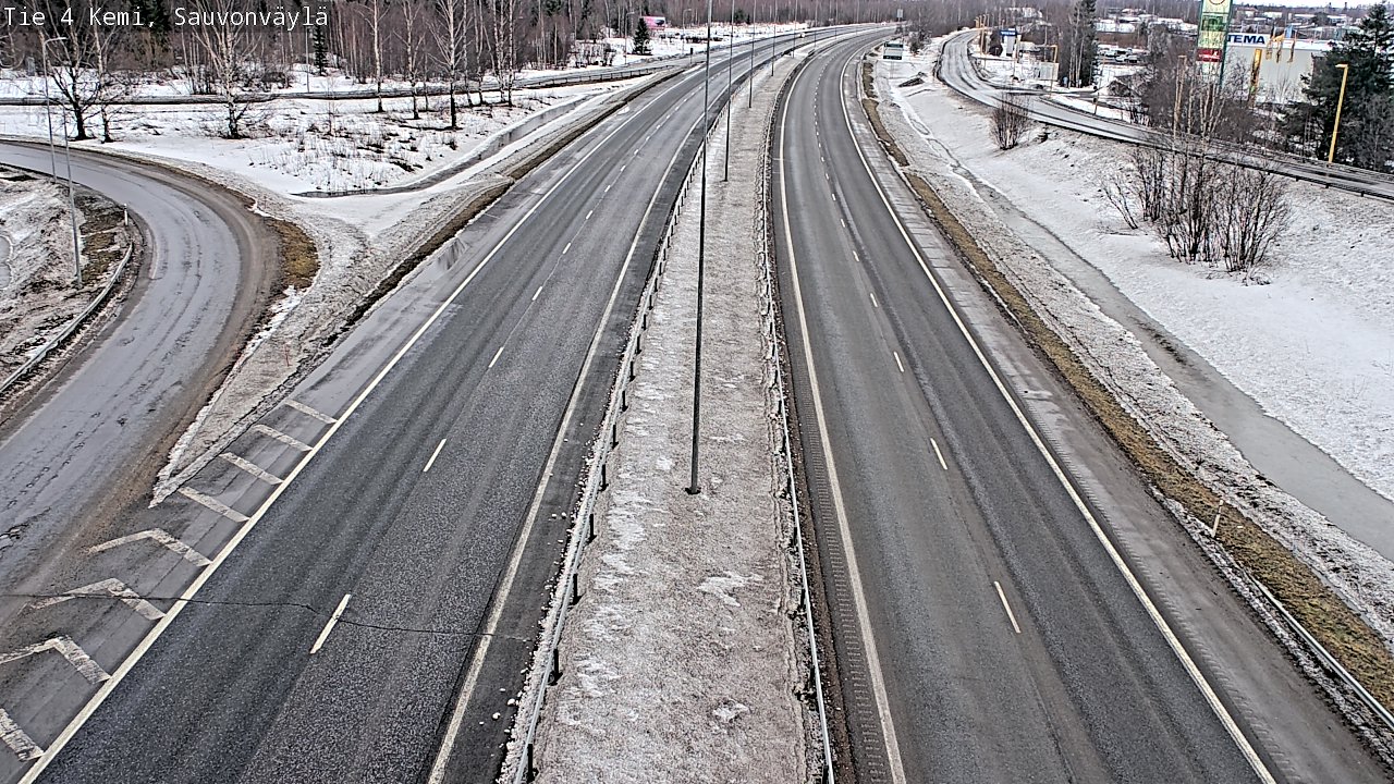 Kelikamerat Kuva Tie 4 Kemi, Sauvonväylä, Kemi, Lappi
