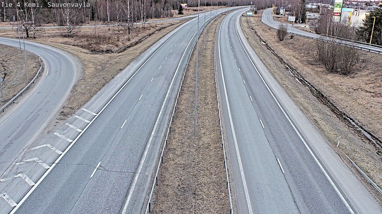 Weather Camera Image Road 4 Kemi, Sauvonväylä, Kemi, Lappi