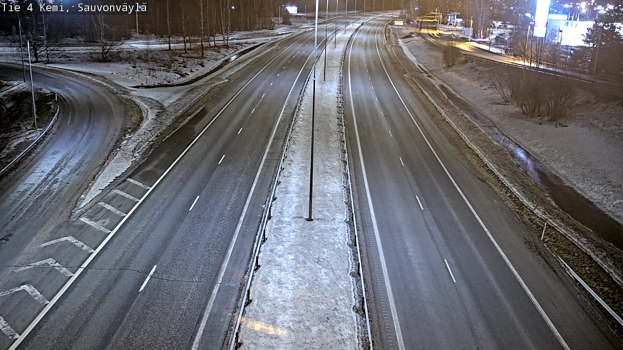 Weather Camera Image Road 4 Kemi, Sauvonväylä, Kemi, Lappi