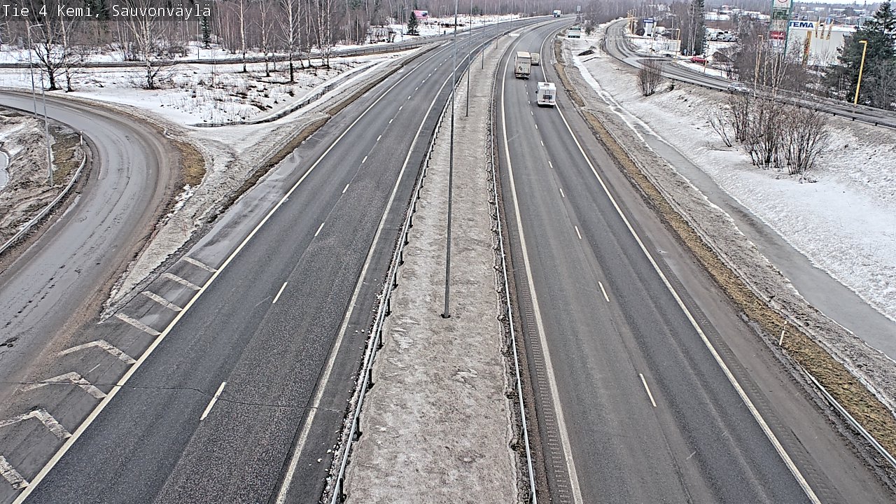 Weather Camera Image Road 4 Kemi, Sauvonväylä, Kemi, Lappi