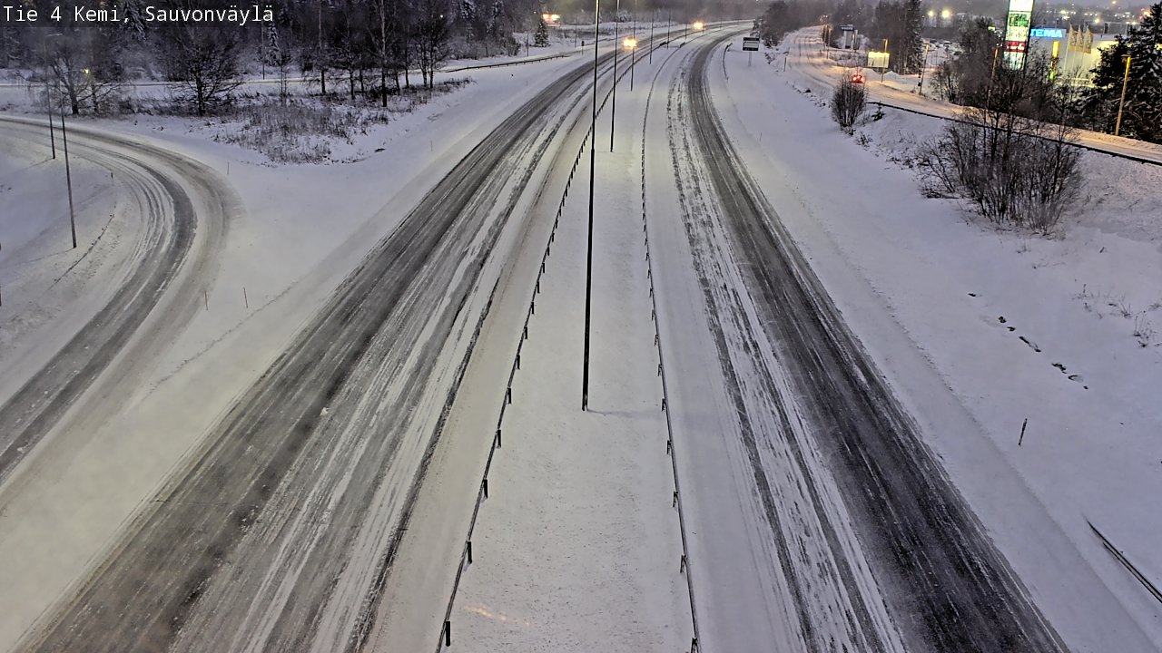 Kelikamerat Kuva Tie 4 Kemi, Sauvonväylä, Kemi, Lappi