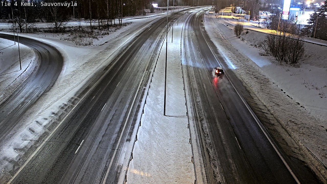 Weather Camera Image Road 4 Kemi, Sauvonväylä, Kemi, Lappi