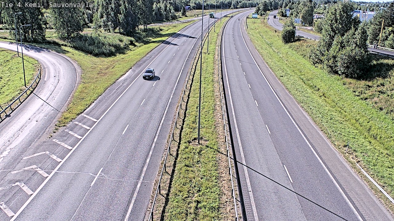 Weather Camera Image väg 4 Kemi, Sauvonväylä, Kemi, Lappi
