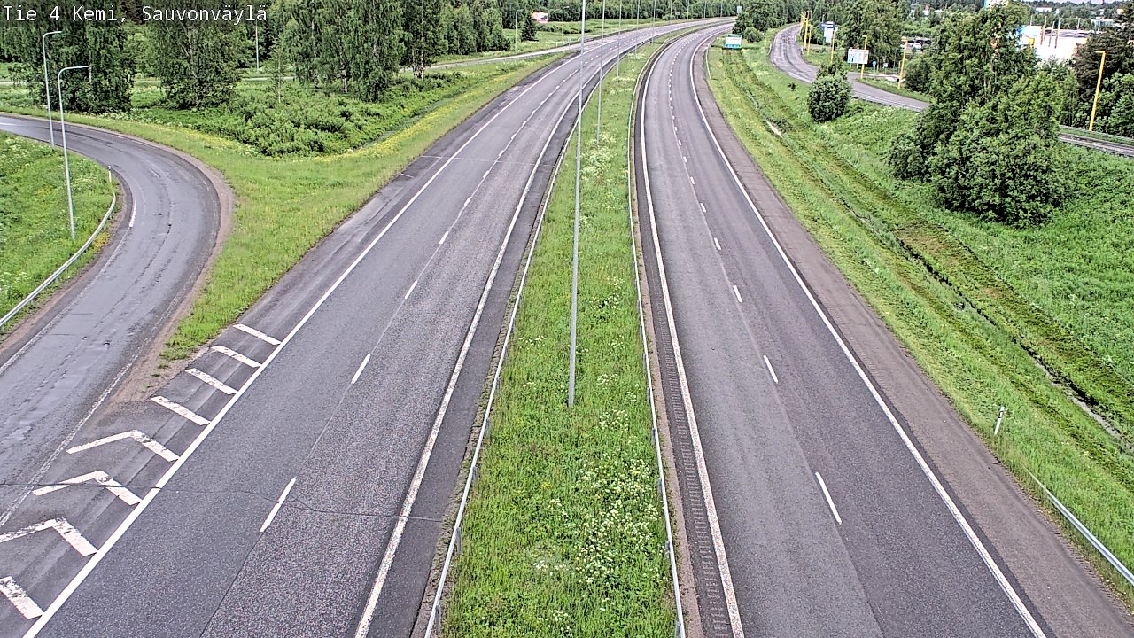 Kelikamerat Kuva Tie 4 Kemi, Sauvonväylä, Kemi, Lappi