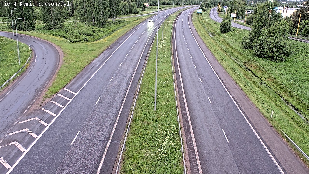 Kelikamerat Kuva Tie 4 Kemi, Sauvonväylä, Kemi, Lappi