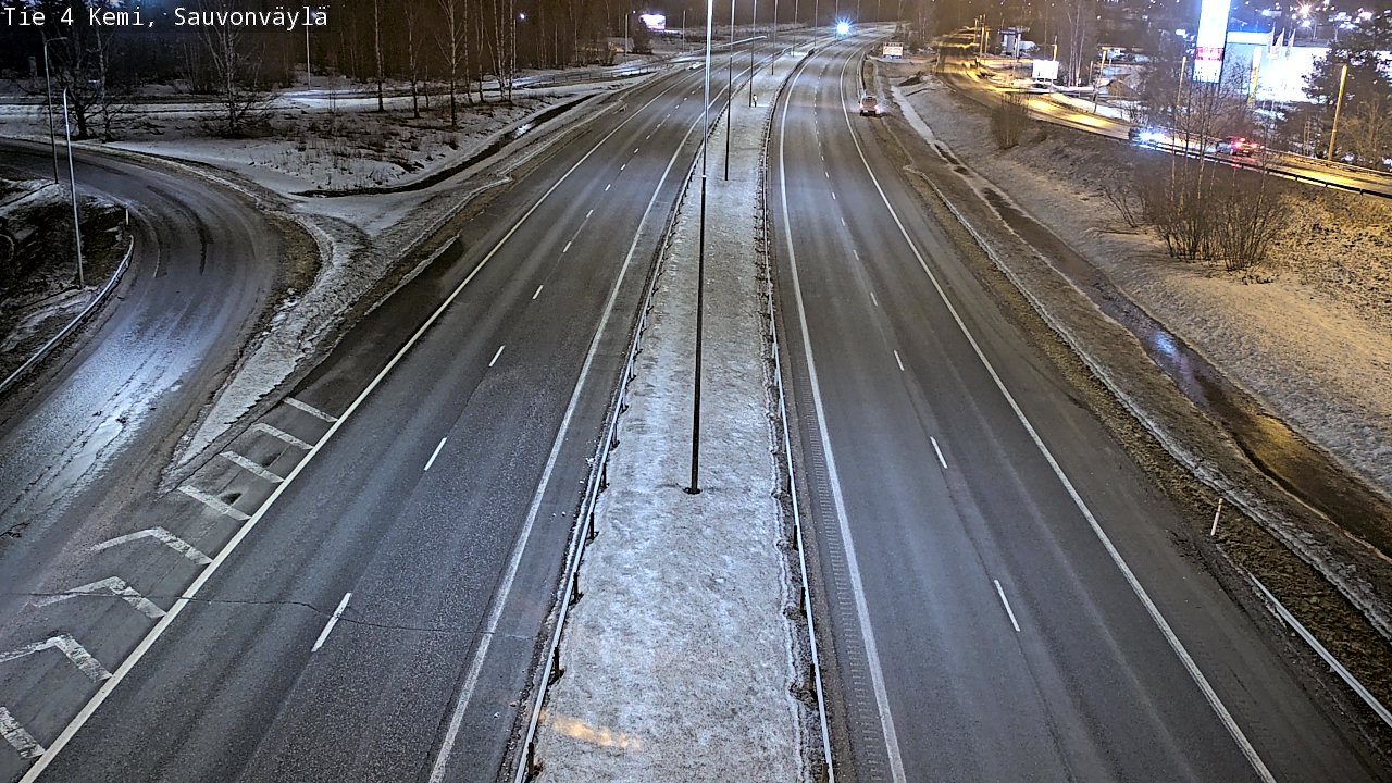 Weather Camera Image Road 4 Kemi, Sauvonväylä, Kemi, Lappi