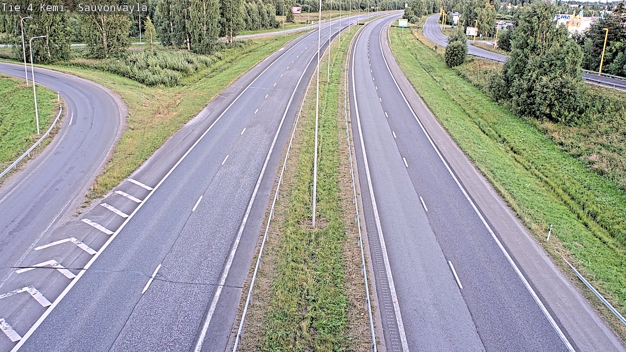 Kelikamerat Kuva Tie 4 Kemi, Sauvonväylä, Kemi, Lappi
