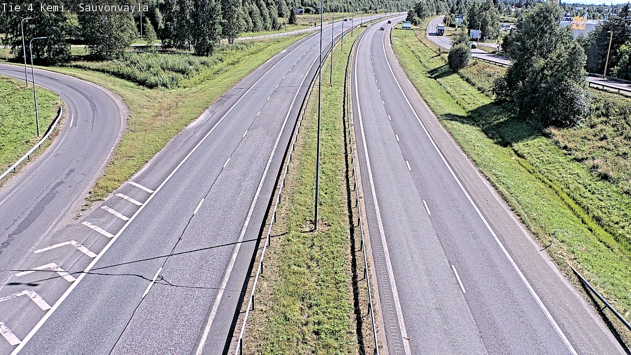 Kelikamerat Kuva Tie 4 Kemi, Sauvonväylä, Kemi, Lappi