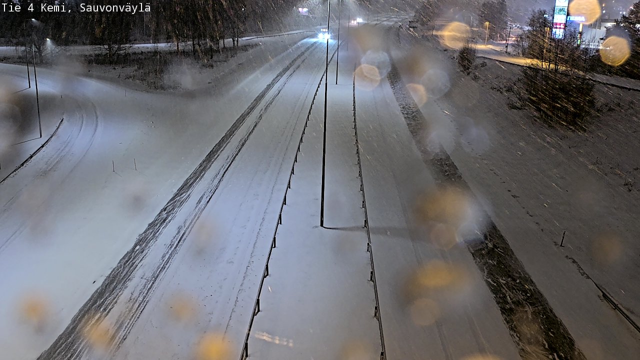 Kelikamerat Kuva Tie 4 Kemi, Sauvonväylä, Kemi, Lappi