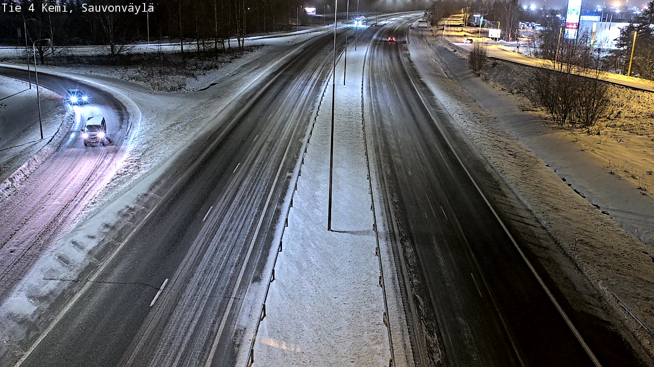 Weather Camera Image Road 4 Kemi, Sauvonväylä, Kemi, Lappi
