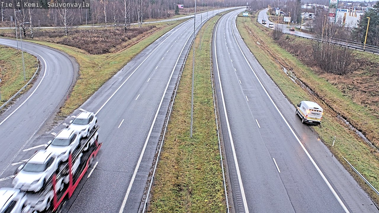 Kelikamerat Kuva Tie 4 Kemi, Sauvonväylä, Kemi, Lappi