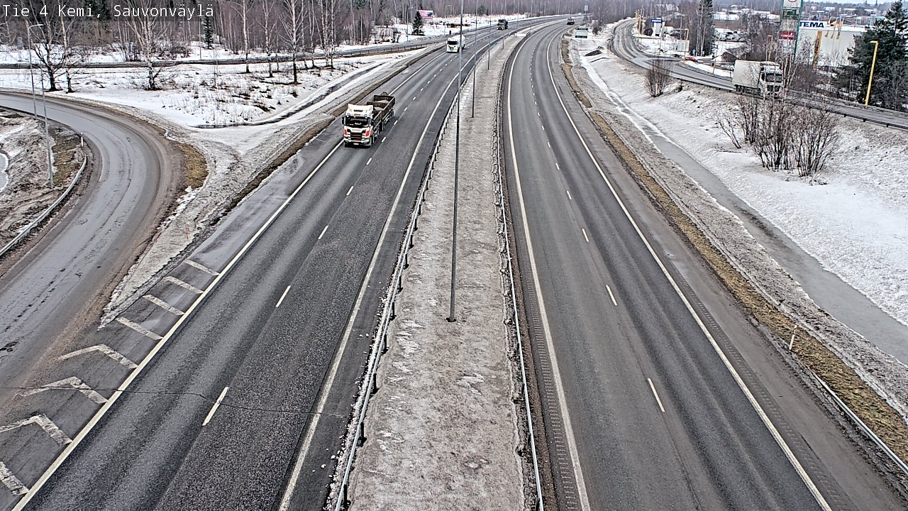 Weather Camera Image Road 4 Kemi, Sauvonväylä, Kemi, Lappi
