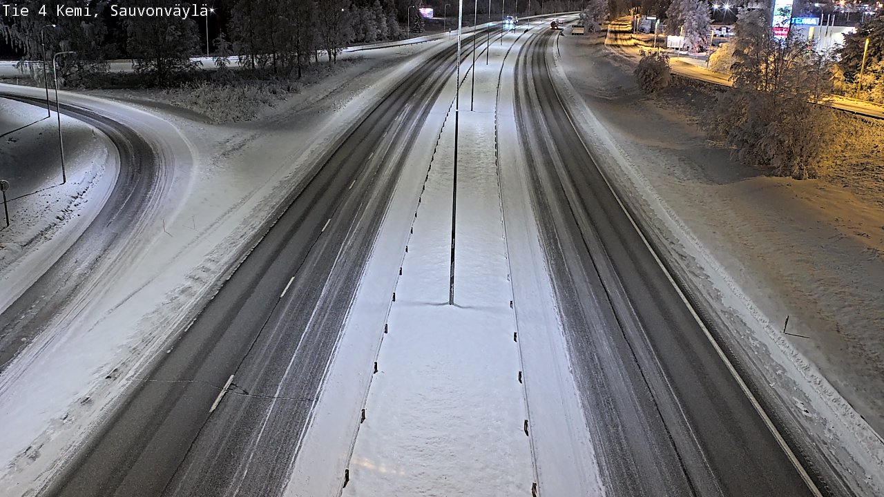 Kelikamerat Kuva Tie 4 Kemi, Sauvonväylä, Kemi, Lappi