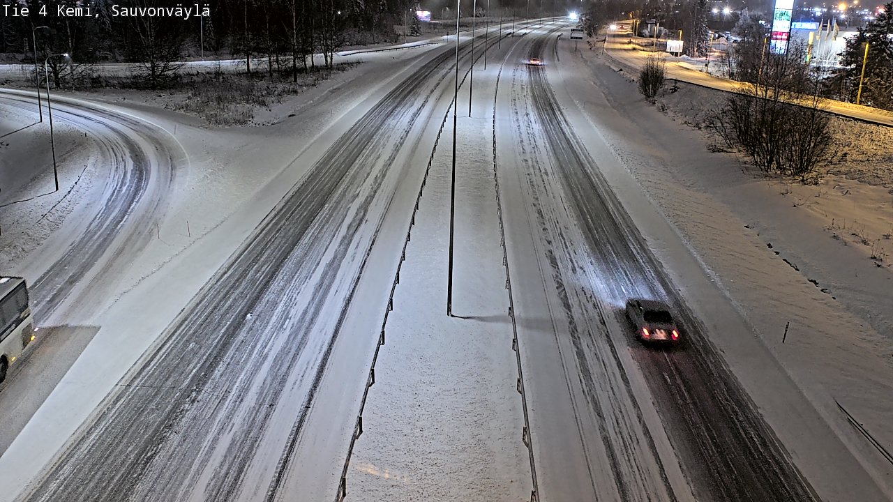 Kelikamerat Kuva Tie 4 Kemi, Sauvonväylä, Kemi, Lappi