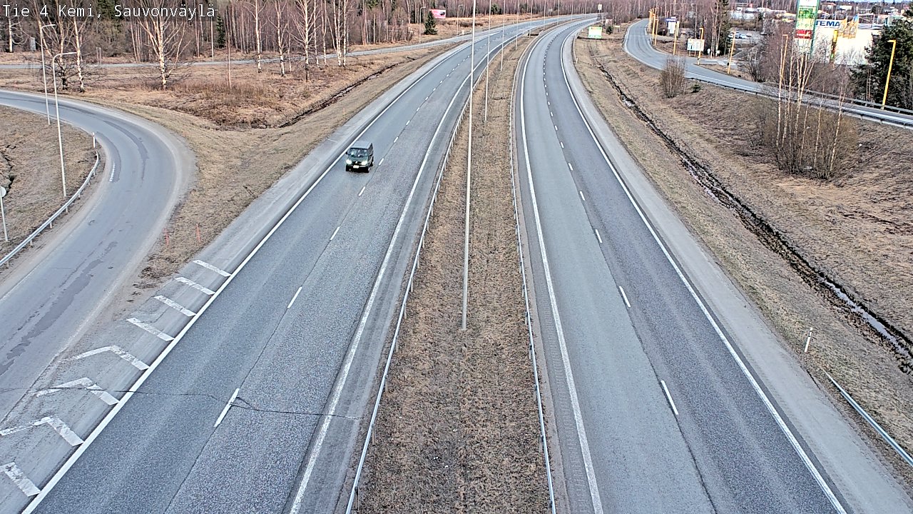 Kelikamerat Kuva Tie 4 Kemi, Sauvonväylä, Kemi, Lappi
