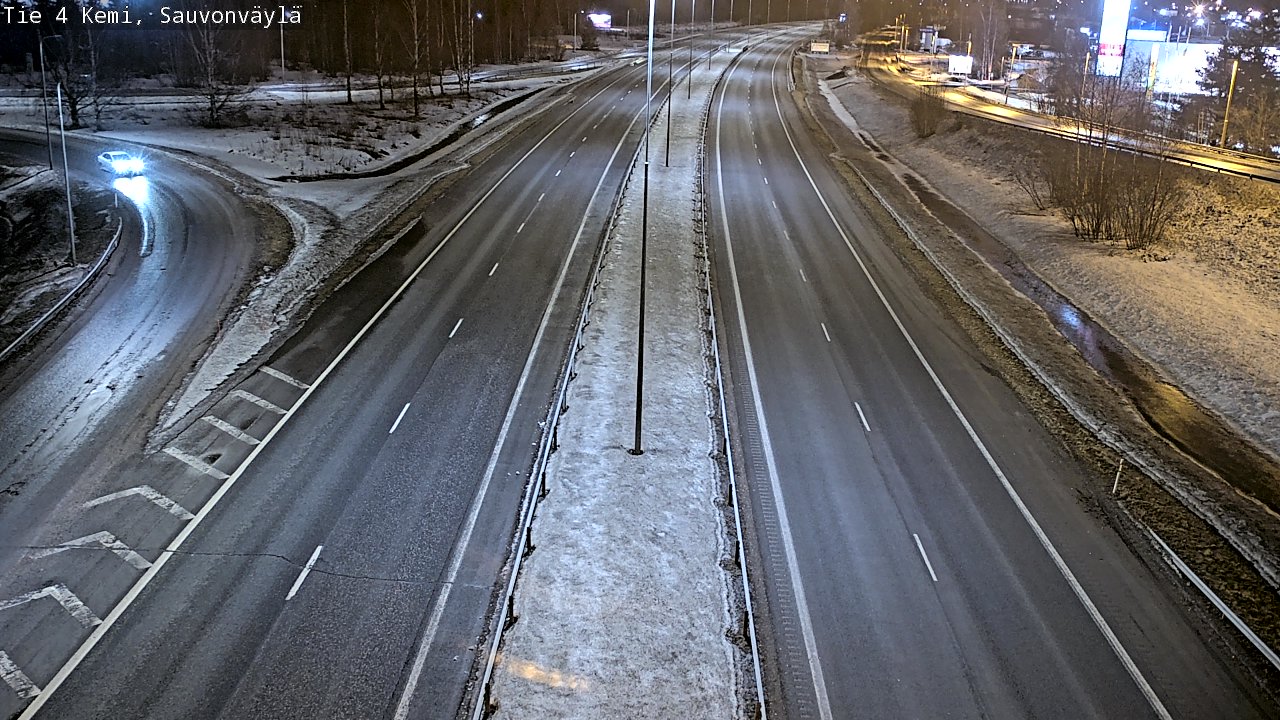 Weather Camera Image Road 4 Kemi, Sauvonväylä, Kemi, Lappi