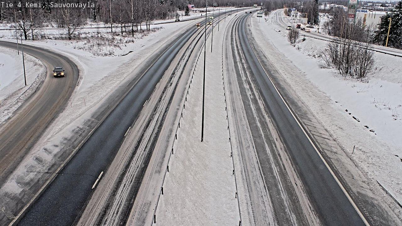 Weather Camera Image Road 4 Kemi, Sauvonväylä, Kemi, Lappi