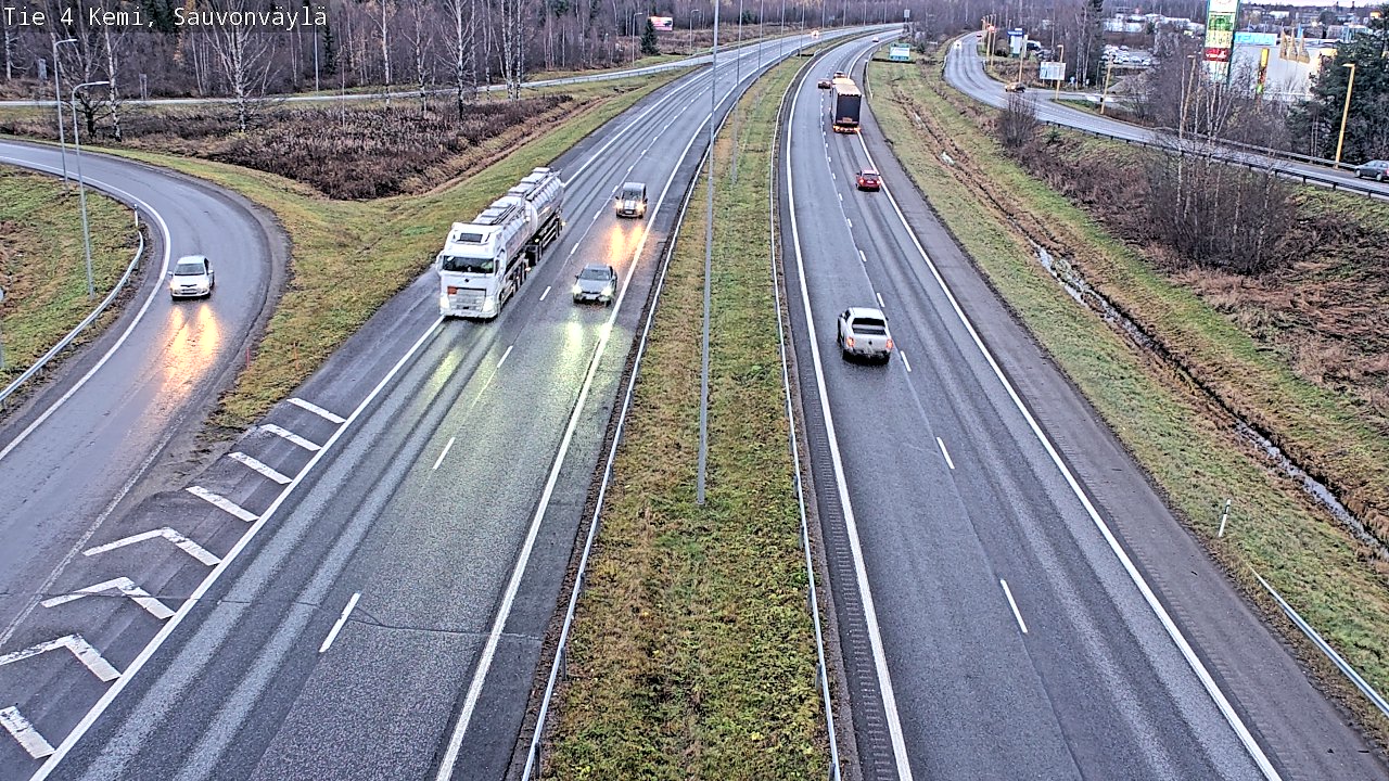 Kelikamerat Kuva Tie 4 Kemi, Sauvonväylä, Kemi, Lappi