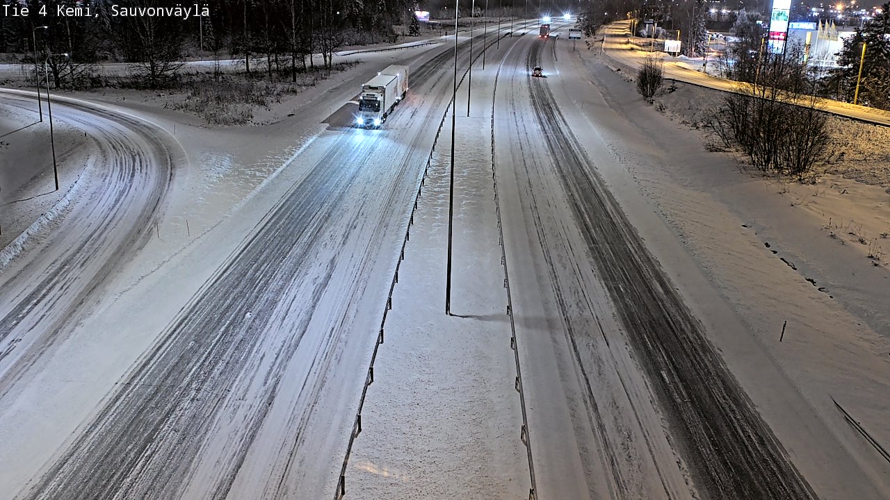 Kelikamerat Kuva Tie 4 Kemi, Sauvonväylä, Kemi, Lappi