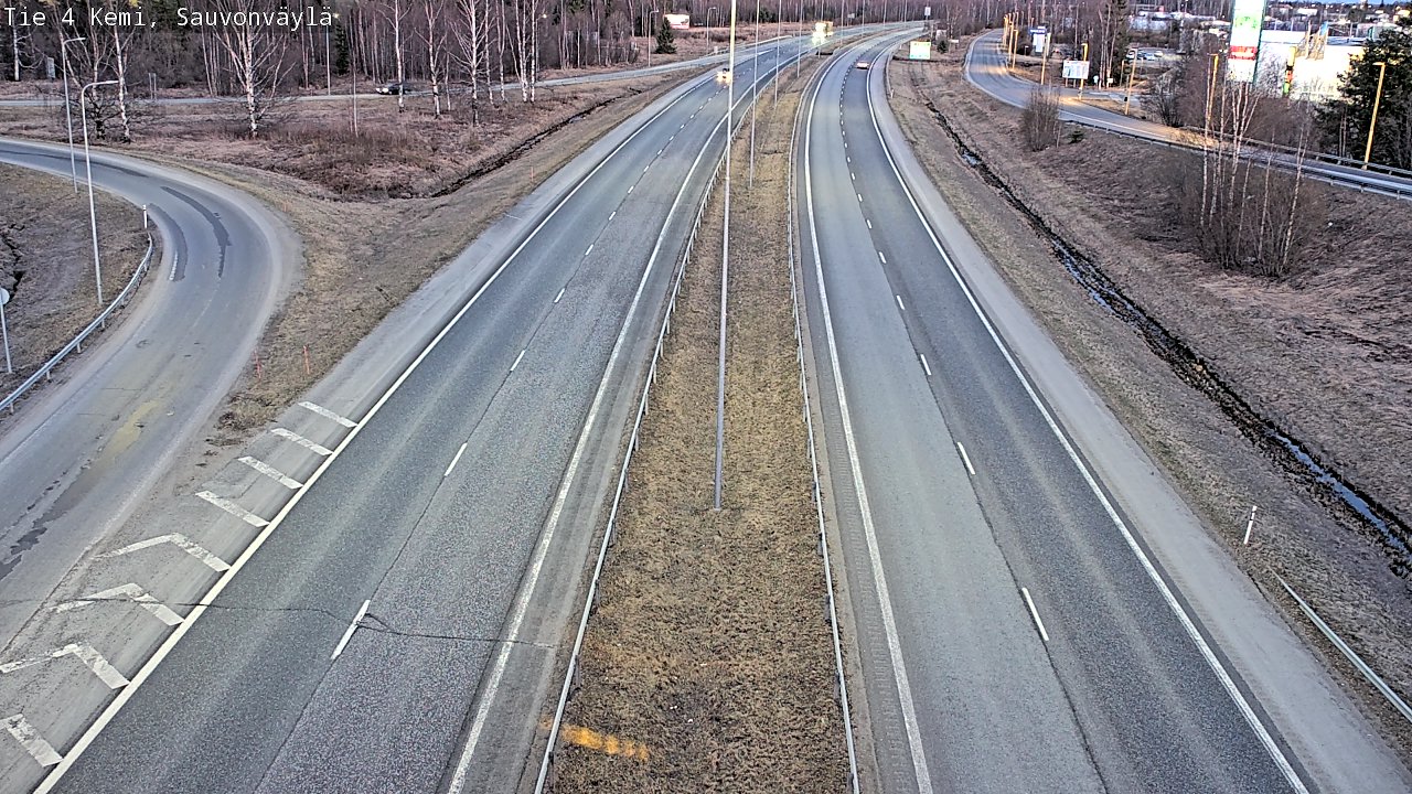 Kelikamerat Kuva Tie 4 Kemi, Sauvonväylä, Kemi, Lappi