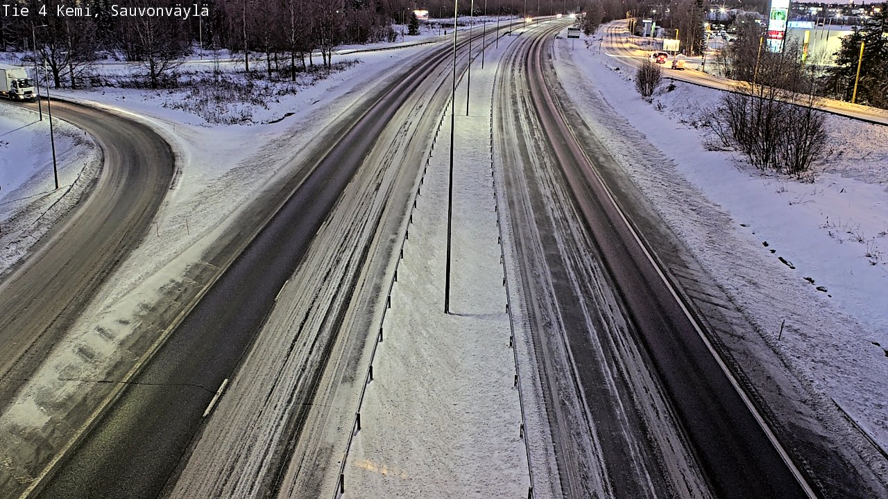 Weather Camera Image Road 4 Kemi, Sauvonväylä, Kemi, Lappi