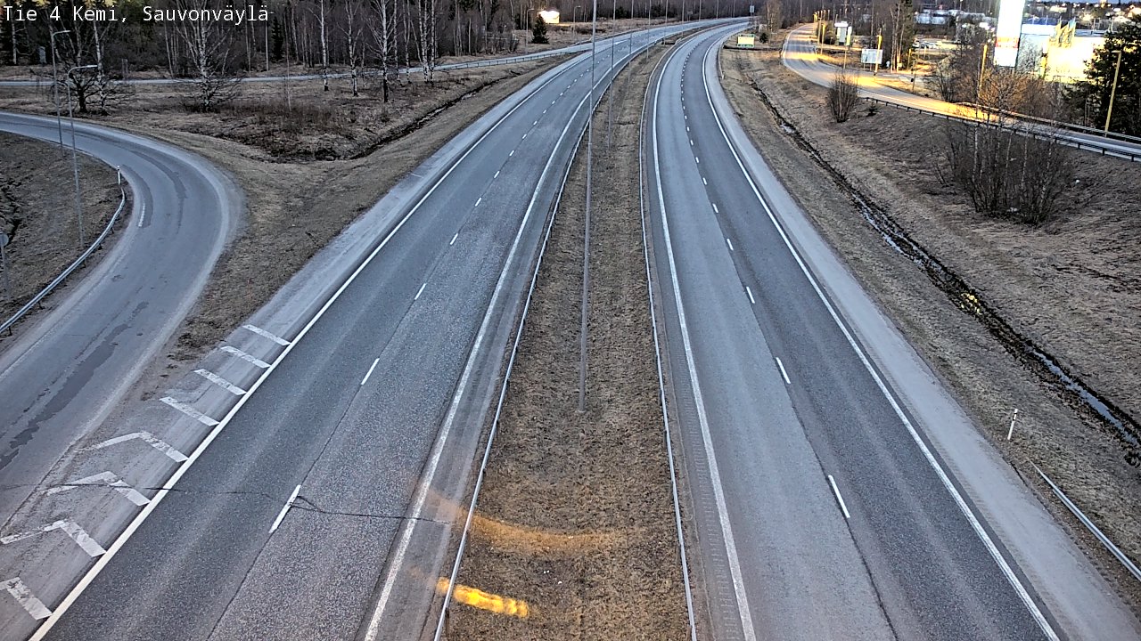 Weather Camera Image Road 4 Kemi, Sauvonväylä, Kemi, Lappi
