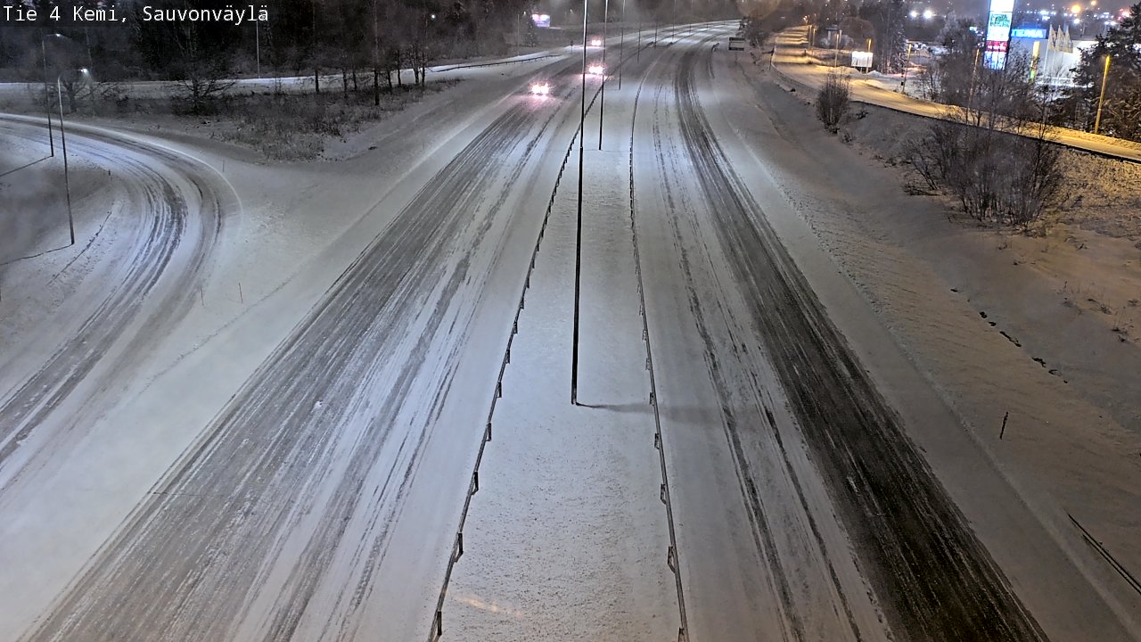 Kelikamerat Kuva Tie 4 Kemi, Sauvonväylä, Kemi, Lappi