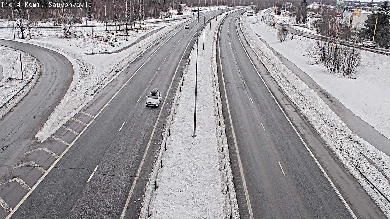 Kelikamerat Kuva Tie 4 Kemi, Sauvonväylä, Kemi, Lappi