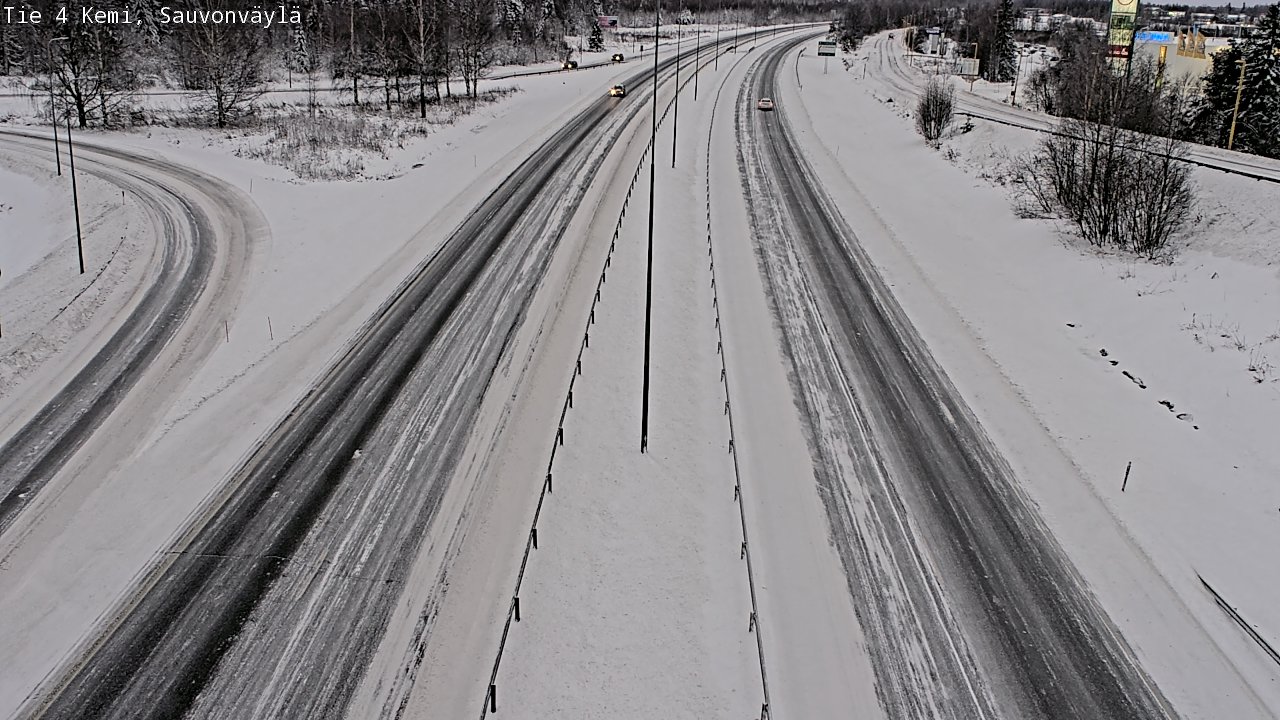 Kelikamerat Kuva Tie 4 Kemi, Sauvonväylä, Kemi, Lappi