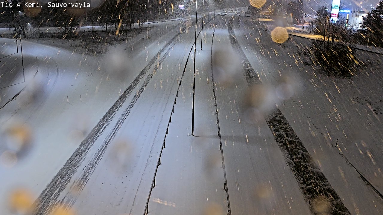 Kelikamerat Kuva Tie 4 Kemi, Sauvonväylä, Kemi, Lappi