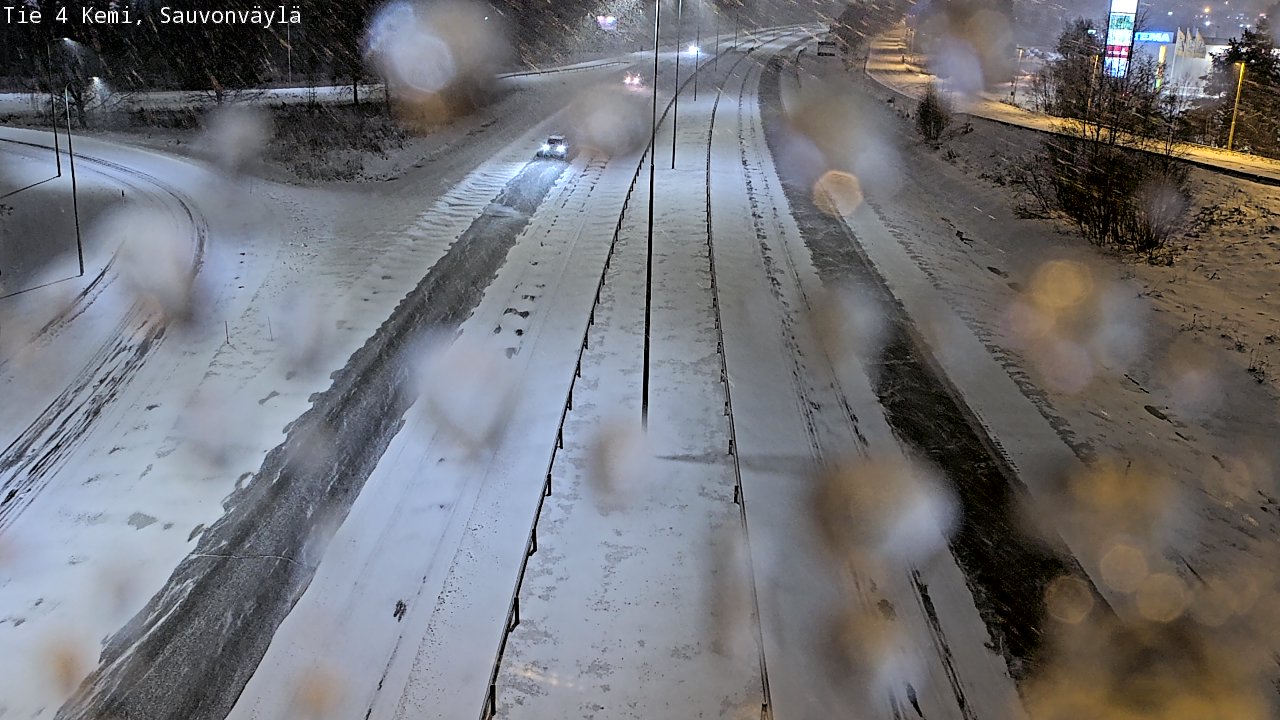 Kelikamerat Kuva Tie 4 Kemi, Sauvonväylä, Kemi, Lappi