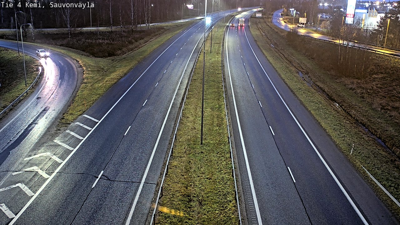 Kelikamerat Kuva Tie 4 Kemi, Sauvonväylä, Kemi, Lappi