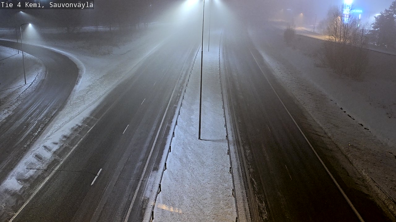 Weather Camera Image Road 4 Kemi, Sauvonväylä, Kemi, Lappi
