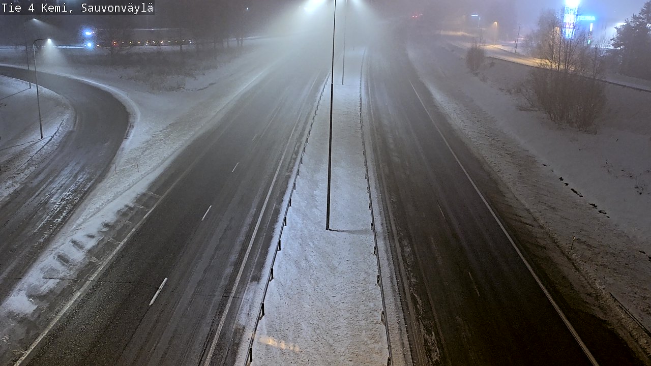Weather Camera Image Road 4 Kemi, Sauvonväylä, Kemi, Lappi