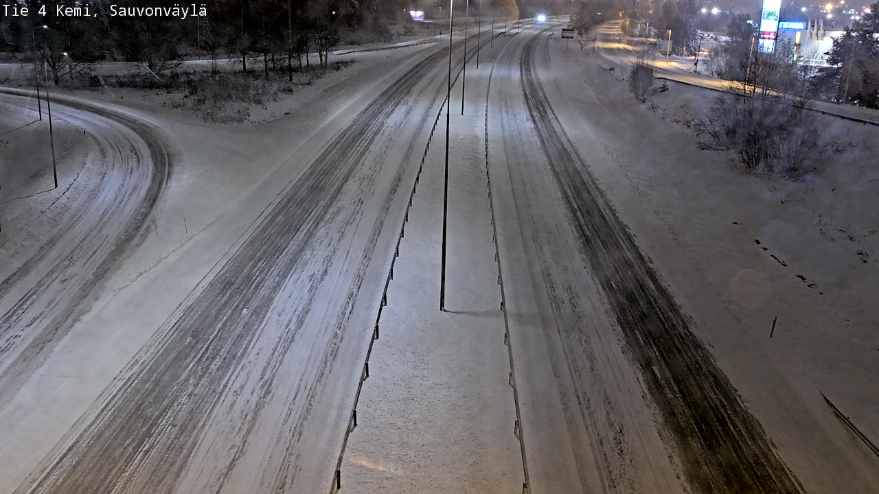 Kelikamerat Kuva Tie 4 Kemi, Sauvonväylä, Kemi, Lappi