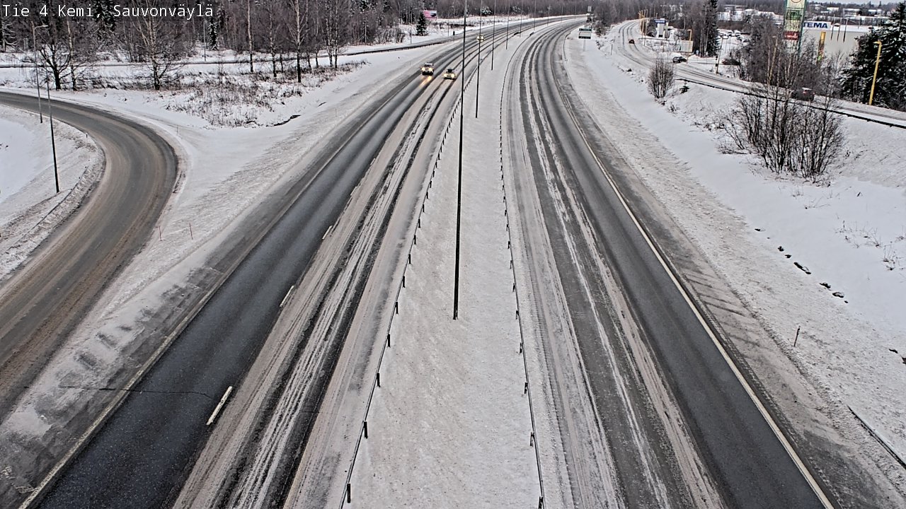 Weather Camera Image Road 4 Kemi, Sauvonväylä, Kemi, Lappi