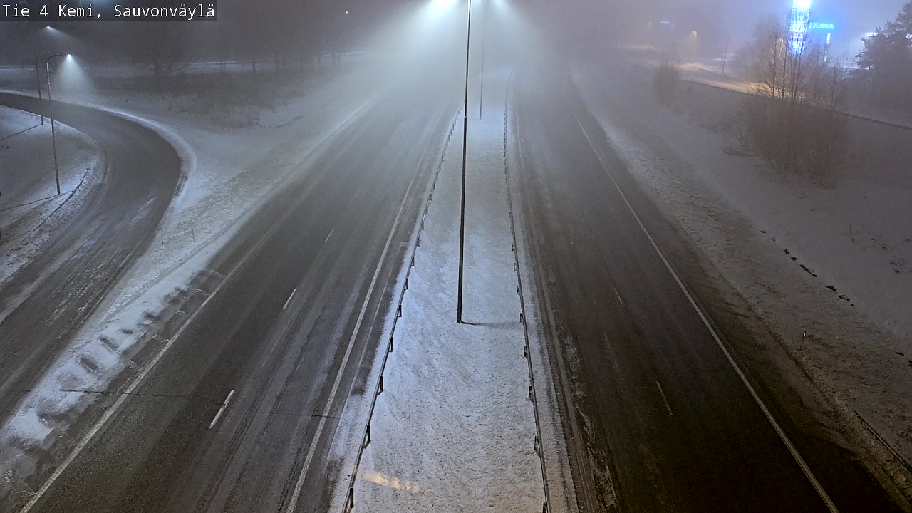 Weather Camera Image Road 4 Kemi, Sauvonväylä, Kemi, Lappi
