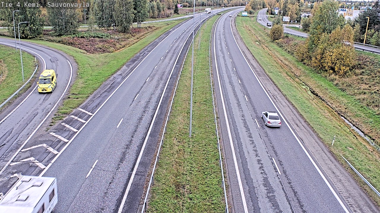 Kelikamerat Kuva Tie 4 Kemi, Sauvonväylä, Kemi, Lappi