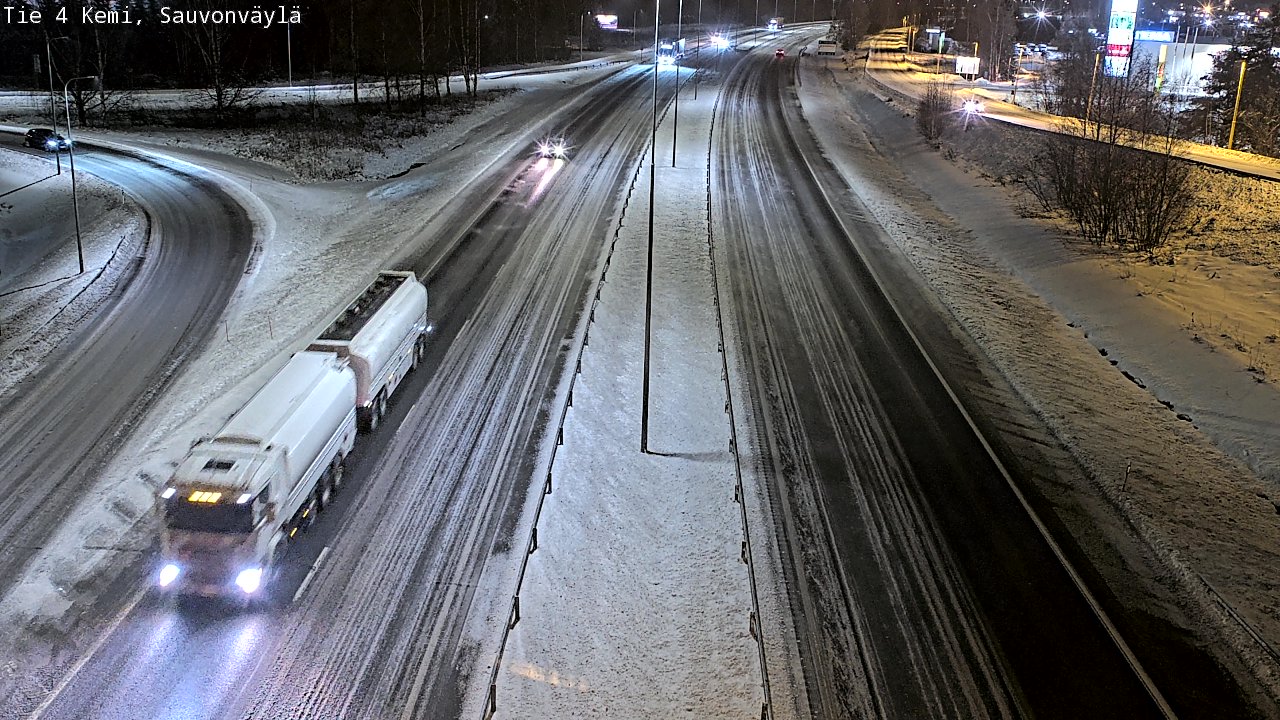 Weather Camera Image Road 4 Kemi, Sauvonväylä, Kemi, Lappi