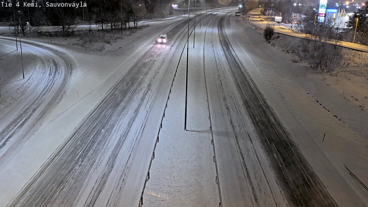 Kelikamerat Kuva Tie 4 Kemi, Sauvonväylä, Kemi, Lappi