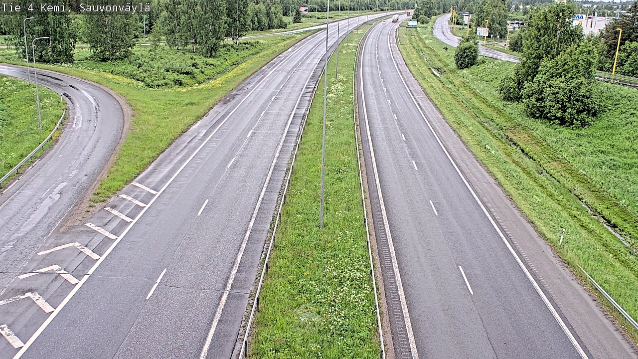 Kelikamerat Kuva Tie 4 Kemi, Sauvonväylä, Kemi, Lappi