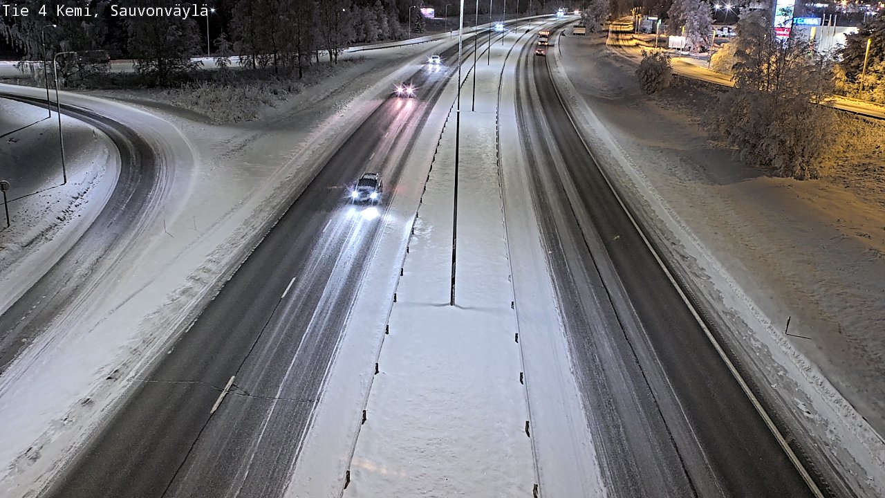 Kelikamerat Kuva Tie 4 Kemi, Sauvonväylä, Kemi, Lappi