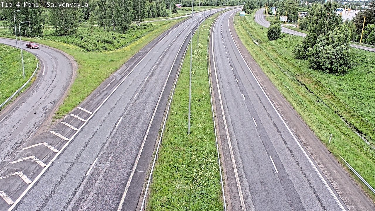 Kelikamerat Kuva Tie 4 Kemi, Sauvonväylä, Kemi, Lappi