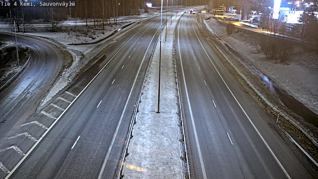 Weather Camera Image Road 4 Kemi, Sauvonväylä, Kemi, Lappi