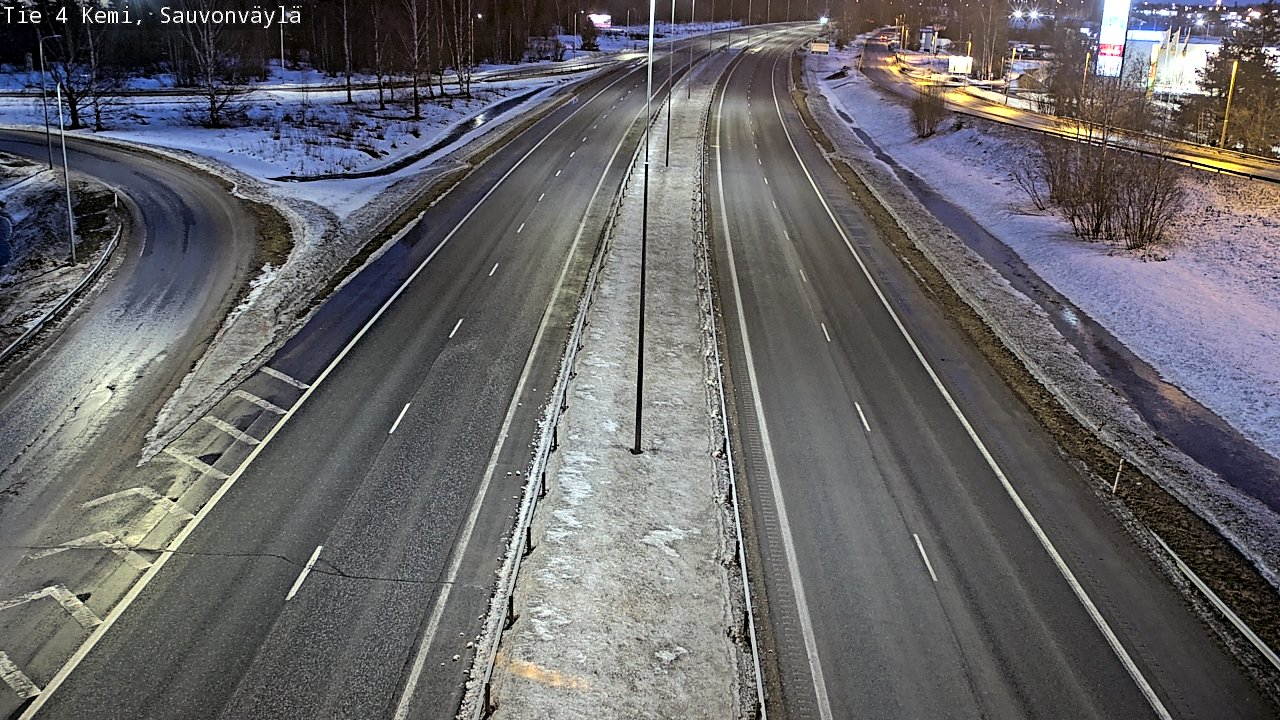 Kelikamerat Kuva Tie 4 Kemi, Sauvonväylä, Kemi, Lappi