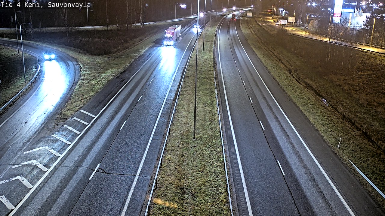 Kelikamerat Kuva Tie 4 Kemi, Sauvonväylä, Kemi, Lappi