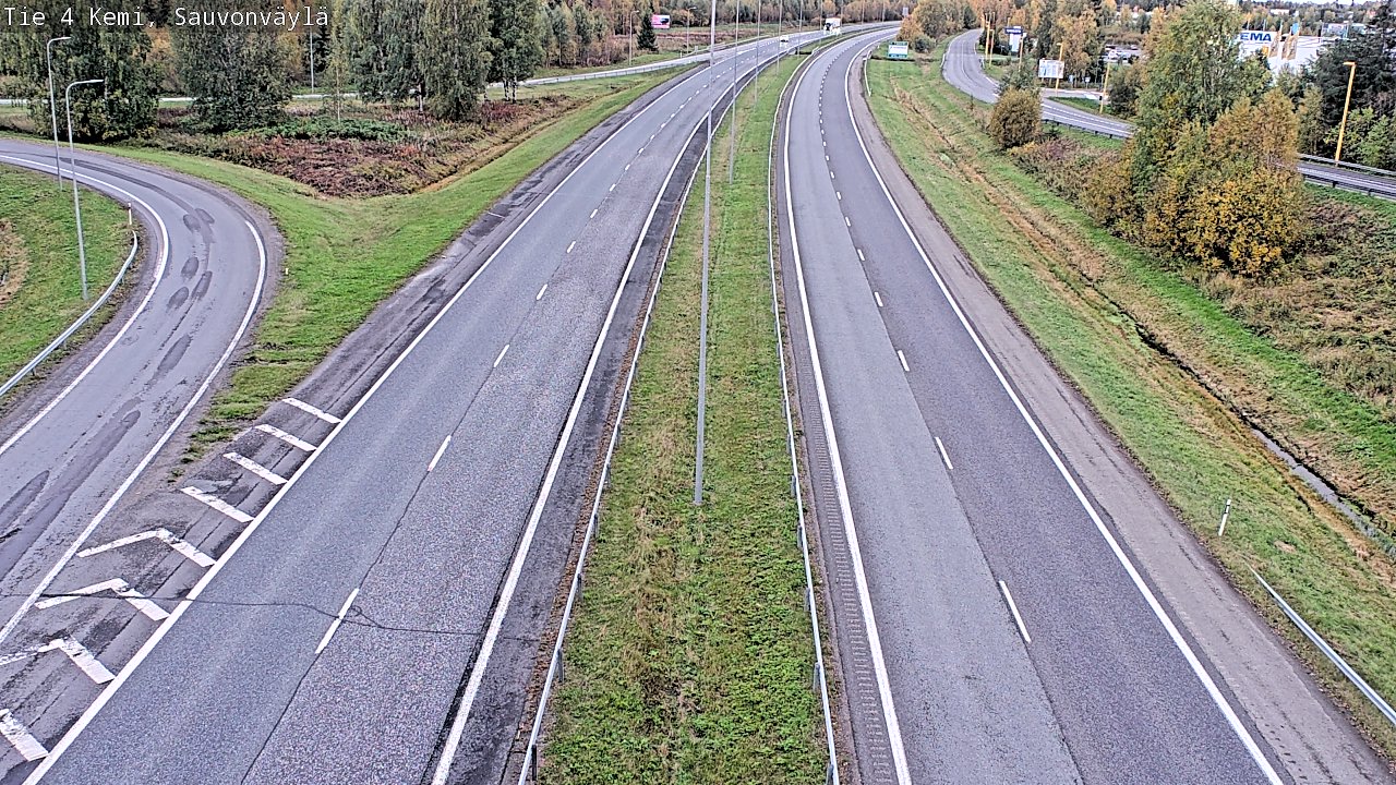 Kelikamerat Kuva Tie 4 Kemi, Sauvonväylä, Kemi, Lappi