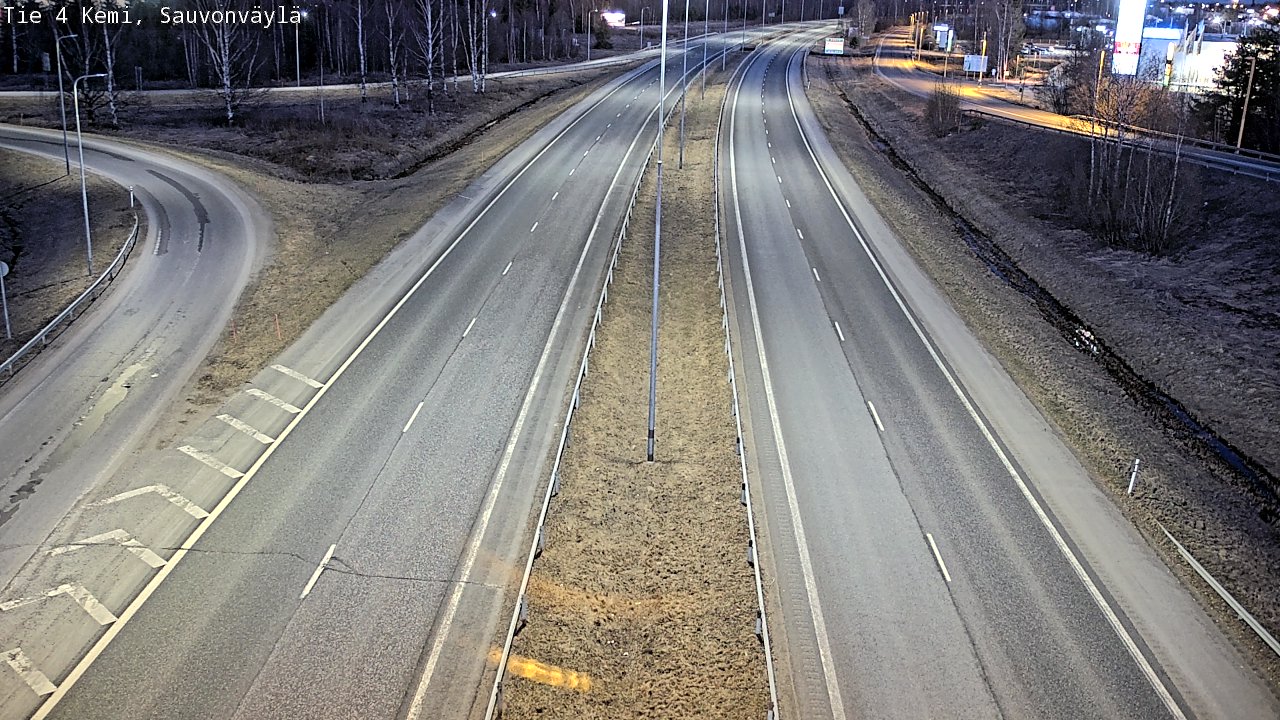 Kelikamerat Kuva Tie 4 Kemi, Sauvonväylä, Kemi, Lappi