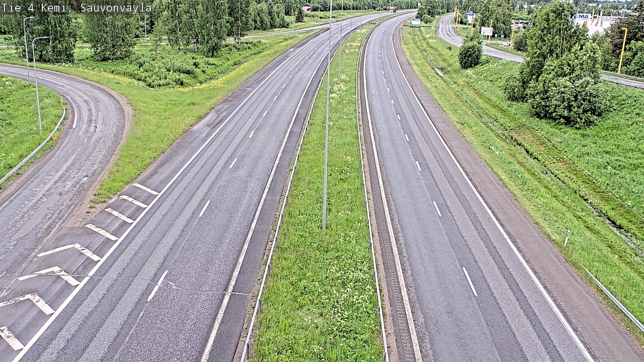 Kelikamerat Kuva Tie 4 Kemi, Sauvonväylä, Kemi, Lappi